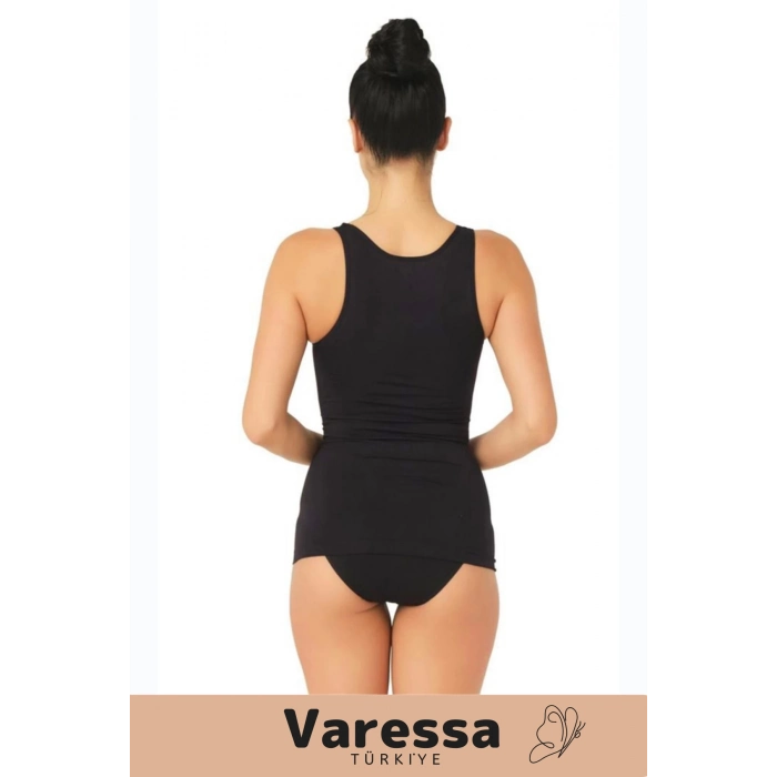 Yeni Sezon 2 Beden İnce Görünüm Sıkılaştırıcı Şekillendirici Esnek Kalın Askılı Kadın Atlet Korse