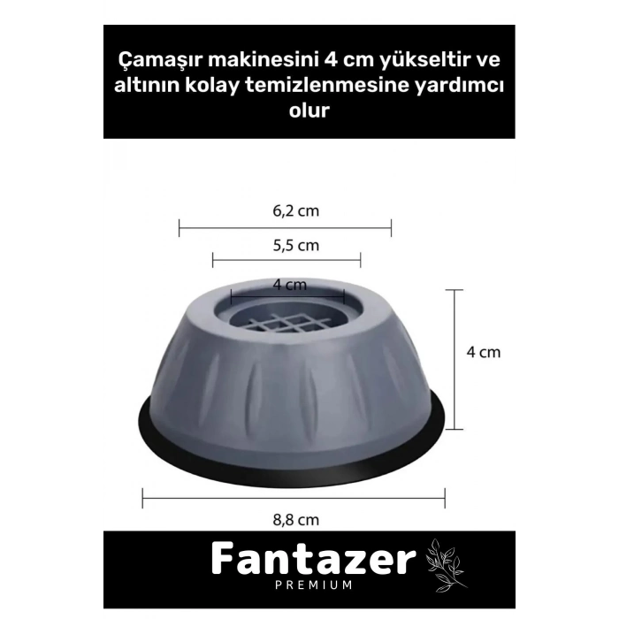 Yeni Sezon Gürültü Engelleyici Titreşim Önleyici Kauçuk Çamaşır Bulaşık Makinesi 8 Adet Ayak Pedi