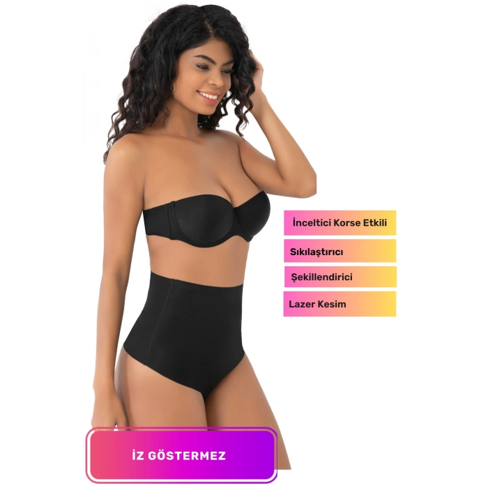 Yeni Sezon Kaymaz Vücut Şekillendirici Sıkılaştırıcı Toparlayıcı Şekillendirici Lazer Kesim String Korse