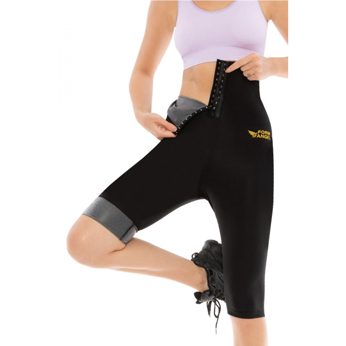 Yeni Sezon Terleten Sıkılaştırıcı Yağ Yakan Toparlayıcı Agraflı Sauna Termal Tayt