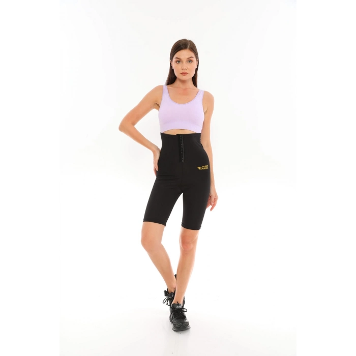 Yeni Sezon Terleten Sıkılaştırıcı Yağ Yakan Toparlayıcı Agraflı Sauna Termal Tayt