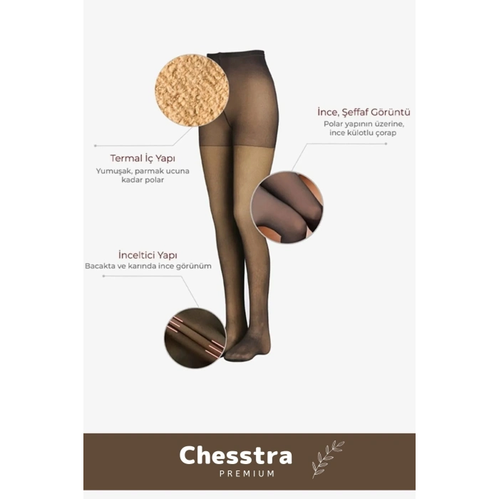 Yeni Sezon Toparlayıcı Korse Etkili Rahat Şık Sıcak Tutan İçi Peluş Termal Ten Görünümlü Tayt Çorap