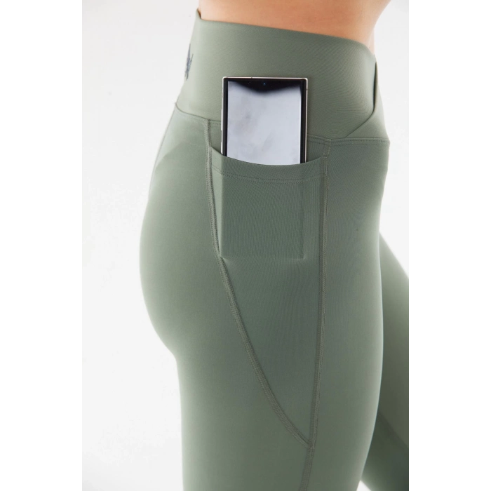 Yeni Sezon Yüksek Bel Sıkılaştırıcı Toparlayıcı Cepli Fitness Gym Training Korse İç Göstermez Tayt