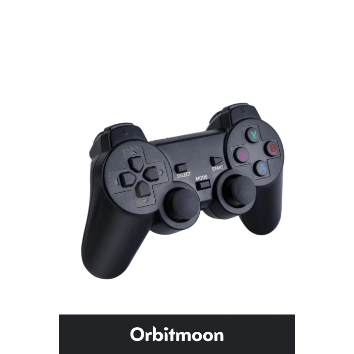 Yeni Üretim 4K Çözünürlük 2.4g Uyumlu Çift Kol Atari Kablosuz Retro 20000 Oyunlu Game Stick Atari