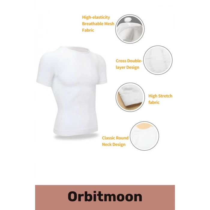 Yeni Ürün Bel Göğüs Dik Duruş Jinekomasti Toparlayıcı Erkek Extra Göbek Sıkılaştırıcı Korse Atlet