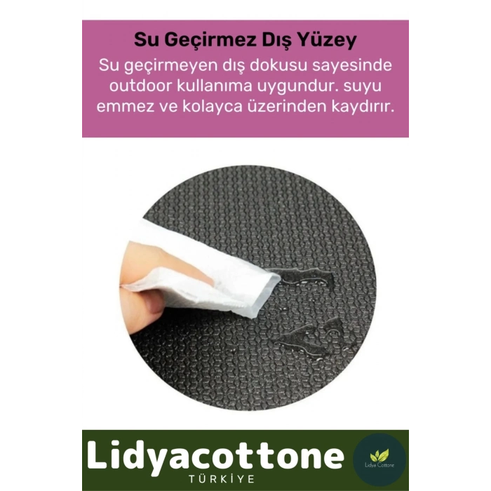 Yoga Meditasyon Minderi 16mm Mat Özel Konfor Modeli Çift Taraflı Kaymaz Silinebilir İz Yapmaz