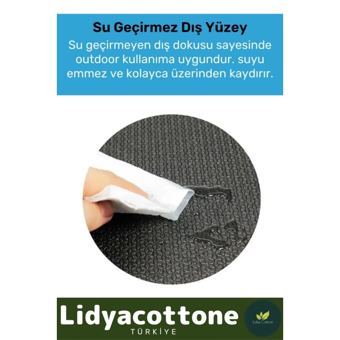 Yoga Meditasyon Minderi 16mm Mat Özel Konfor Modeli Çift Taraflı Kaymaz Silinebilir İz Yapmaz