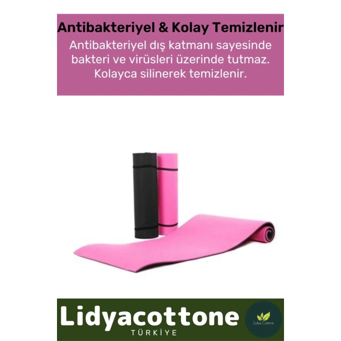 Yoga Meditasyon Minderi 16mm Mat Özel Konfor Modeli Çift Taraflı Kaymaz Silinebilir İz Yapmaz