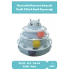 3 Katlı Kedi Oyuncağı Tower Of Tracks Dayanıklı Kaymaz Kauçuk Pedli