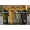 #Mug Sızdırmaz Kapak Silikon Kılıf Isı Korumalı Kupa 500 ml Paslanmaz Çelik Termos Mug Bardak