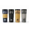 #Mug Have a Nice Day Baskılı Vakumlu Sızdırmaz 600 ml Paslanmaz Çelik Termos Mug Bardak
