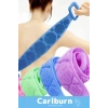Özel Üretim Back Scrubber Yıkanabilir 70cm x 11cm Silikon Çift Taraflı Banyo Kesesi Büyük Boy