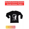 Özel Üretim Premium 30 Ağustos 29 Ekim 10 Kasım Mustafa Kemal Atatürk İmzalı Çocuk Unisex Sweatshirt