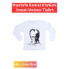 Özel Üretim Premium 30 Ağustos 29 Ekim 10 Kasım Mustafa Kemal Atatürk İmzalı Çocuk Unisex Sweatshirt