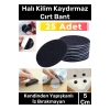 Premium Halı Kilim Sabitleyici Koltuk Kaydırmaz Kendinden Yapışkanlı Yıkanabilir 25 Adet Cırt Bant