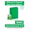 Özel Üretim %100 Doğal Koku Yüz Cilt Beyazlatıcı Organik Nemlendirici Aloe Vera Sabunu 1 Adet