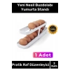 Premium Seri Buzdolabı Plastik 2 Katlı Kullanışlı Pratik Raf Düzenleyici Yeni Nesil Yumurta Standı
