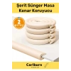 Özel İz Bırakmaz Kalın Sehpa Esnek Çocuk Bebek Şerit Sünger Mobilya Masa Kenar Köşe Koruyucu 2 Metre