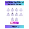 Premium Series Çatlak Vakumlu 7 Numara Hacamat Kupası 20 Adet
