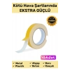 Süper Güçlü Uzun Ömürlü Kuvvetli Yapışkan Kolay İz Bırakmaz Çift Taraflı Köpük Bant 10mt - 10 Adet