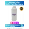 Özel Üretim Kalıcı Yoğun Yağ Bazlı Tüm Ürünlerle Kullanıma Uygun Exotic Fruit Mum Esansı 3 LT