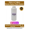 Özel Üretim Kalıcı Yoğun Yağ Bazlı Tüm Ürünlerle Kullanıma Uygun Hamam Beyaz Sabun Mum Esansı 2 LT