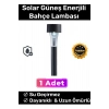 Premium Kablosuz Su Geçirmez Dayanıklı Şık Solar Güneş Enerjili Bahçe Lambası Saplama 30cm 1 Adet