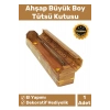 Deluxe Seri Taşınabilir El Yapımı Ahşap Dekoratif Desenli Hazneli Büyük Tütsü Kutusu