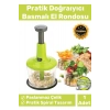 Özel Üretim Paslanmaz Bıçaklı Taşınabilir Basmalı El Rondosu Blender Sebze Meyve Soğan Doğrayıcı