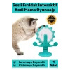 Özel Üretim Vantuzlu Çizilmeye Isırılmaya Dayanıklı Sesli Fırıldak İnteraktif Kedi Mama Oyuncağı