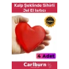 Premium Özel Üretim Kalp Şeklinde El Isıtıcısı Sihirli Jel Isıtıcı Torba Kalpli Cep Sobası 4lü Set