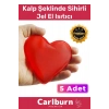 Premium Özel Üretim Kalp Şeklinde El Isıtıcısı Sihirli Jel Isıtıcı Torba Kalpli Cep Sobası 5li Set