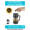 Özel Üretim Isıyı Uzun Süre Koruyan Süzgeçli Bitki Çayı Demliği Filtre Kahve French Press 200 ml