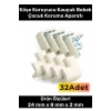 Özel Üretim Masa Sehpa Tezgah Koltuk Köşe Koruyucu Kauçuk Bebek Çocuk 32li Koruma Aparatı
