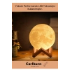Premium Seri Çevre Korumalı 3d Standlı Küre Dekoratif Yüksek Performanslı Led Ay Gece Masa Lambası