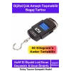 Deluxe Lcd Ekran Seyahat Bavul Ağırlık Tartı Dijital Çok Amaçlı Taşınabilir Bagaj Tartısı Max 50 Kg