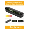 Lüks Araç Içi Park Telefon Numarası Araba Oto Cam Kartı Torpido Üstü Fosforlu Neon Aç-Kapa Numaratör