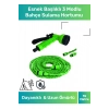 Özel Üretim Dolaşmaz Kırılmaz 7 Kademeli Uzayan Bahçe Sulama Araç Yıkama Tabancalı Hortumu 15 Metre