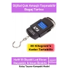 Deluxe Lcd Ekran Seyahat Bavul Ağırlık Tartı Dijital Çok Amaçlı Taşınabilir Bagaj Tartısı Max 30 Kg