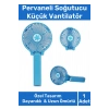 Taşınabilir Cep Boyu Usb Şarjlı 3 Kademeli Sessiz Mini Fan Pervaneli Soğutucu Küçük Vantilatör