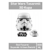 Premium Özel Tasarım Hediye Kutulu Star Wars Şekilli Seramik Kupa 14 x 15 cm 3D Bardak