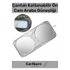 Özel Üretim UV Işık Engelleyici Çift Katmanlı Dayanıklı Çantalı Katlanabilir Ön Cam Araba Güneşliği