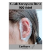 Özel Üretim Su Geçirmez Koruyucu Dayanıklı Hafif Şeffaf Herkese Uyumlu Kulak Bonesi 100 Adet