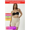 İz Göstermez Kaymaz Toparlayici Sabitletici 2 Beden İnceltici Sıkılaştırıcı Lazer Kesim Paçalı Korse