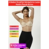 İz Göstermez Kaymaz Toparlayici Sabitletici 2 Beden İnceltici Sıkılaştırıcı Lazer Kesim Paçalı Korse