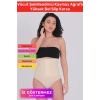1 Beden İncelten Toparlayıcı Sıkılaştırıcı Vücut Şekillendirici Kaymaz Ağraflı Yüksek Bel Slip Korse