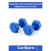 Özel Plastik Köşeli Spor Egzersiz Vücut Kas Geliştirme Fitness Ağırlık Mavi 4 Kg Dambıl Set - 2 Adet