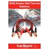 Özel Üretim %100 Bakır Kalın Kablo 1200 Amper Güçlü Oto Akü Takviye Hızlı Şarj Kablosu