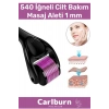 Özel Üretim Derma Roller Titanyum Uçlu 540 İğneli Cilt Bakım Vücut Yenileme Masaj Aleti 1 mm