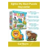 Özel Üretim Zeka Geliştirici Eğitici Çocuk El Göz Koordinasyonu My Best Puzzle Hayvanlar